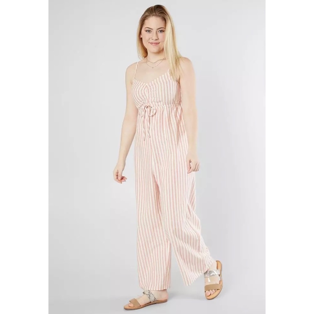 O’Neil Anabella Striped Wide Leg Jumpsuit